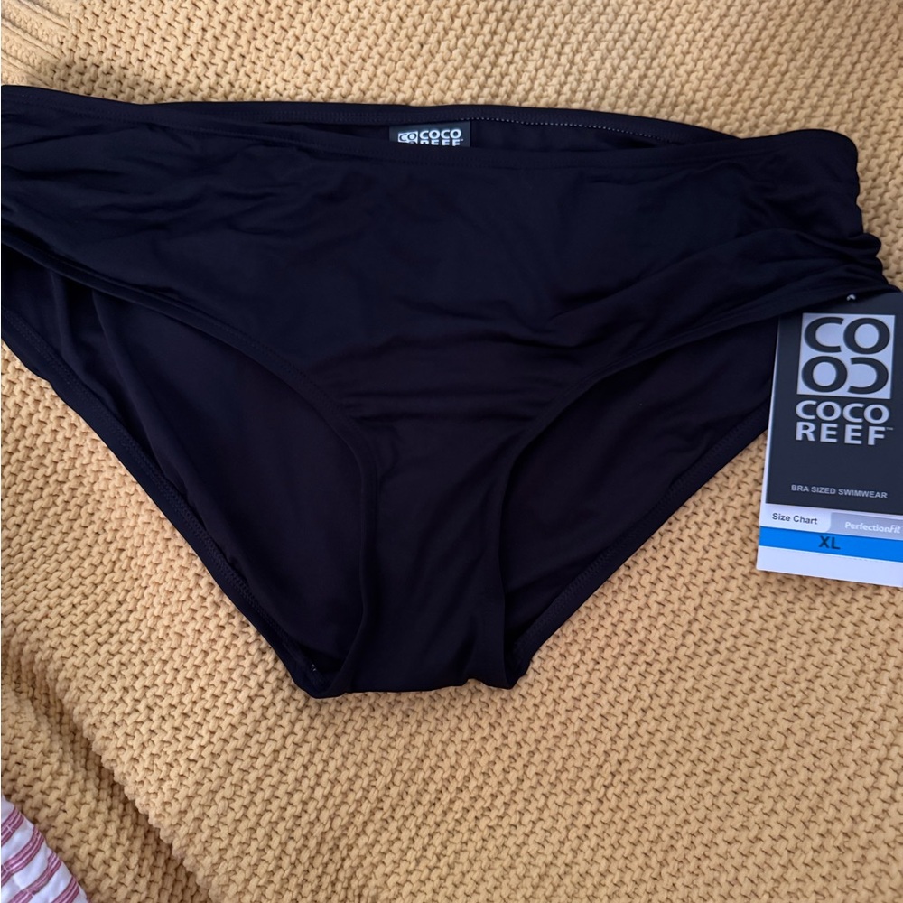 Coco Reef Elegant Black Swim Bottom